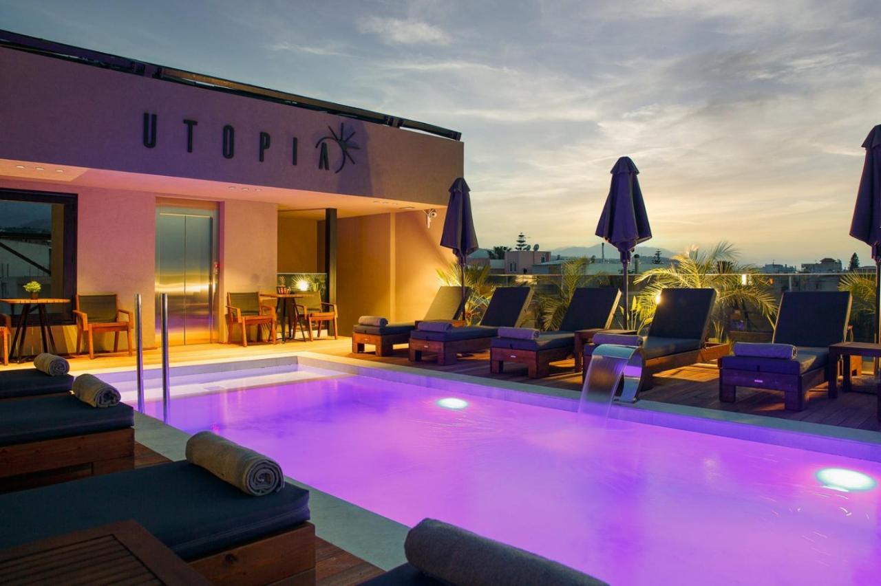Utopia Luxury Suites Platanias Extérieur photo